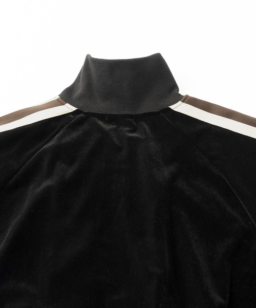 ジャージ　Rady 黒　ベロア BREATH(ブレス)】SCRIPT LOGO PIPING VELOUR JACKET (ベロア