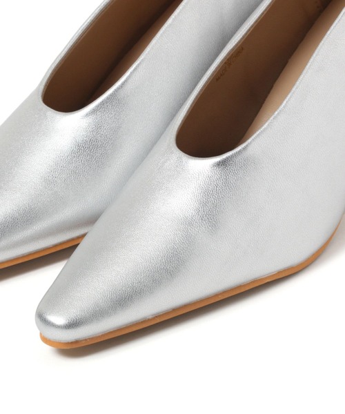 LEPSIM（レプシィム）の「【jours heureux】ヒールパンプス　971656（パンプス・レディース・ブラック/シルバー/ゴールド・LARGE/MEDIUM）」の5枚目の写真