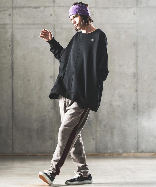 GLIMCLAP(グリムクラップ)の「mko11526-Cable-knit headband ヘアバンド(ヘアバンド・メンズ・ブラック/パープル/ブルー/チャコール・FREE)」の7枚目の写真