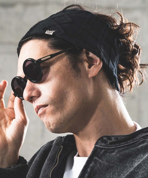 GLIMCLAP(グリムクラップ)の「mko11526-Cable-knit headband ヘアバンド(ヘアバンド・メンズ・ブラック/パープル/ブルー/チャコール・FREE)」の13枚目の写真