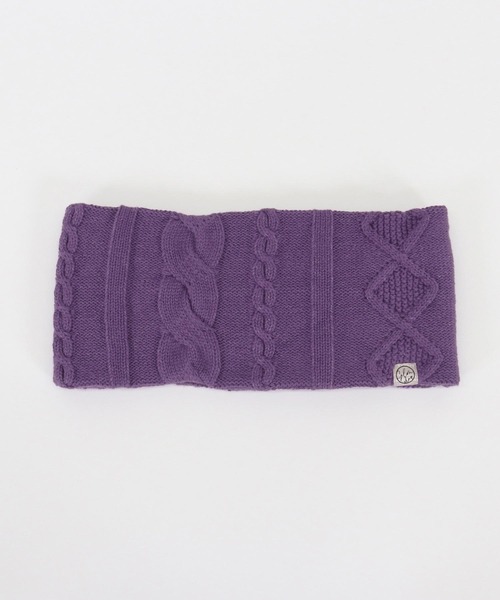 GLIMCLAP(グリムクラップ)の「mko11526-Cable-knit headband ヘアバンド(ヘアバンド・メンズ・ブラック/パープル/ブルー/チャコール・FREE)」の19枚目の写真