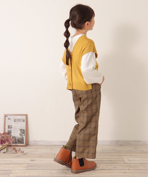 ikka（イッカ）の「レースアップワイドパンツ（120~160cm）（その他パンツ・キッズ・グレー系その他/ブラウン/グリーン/ブラック・120/130/150/160/140）」の17枚目の写真