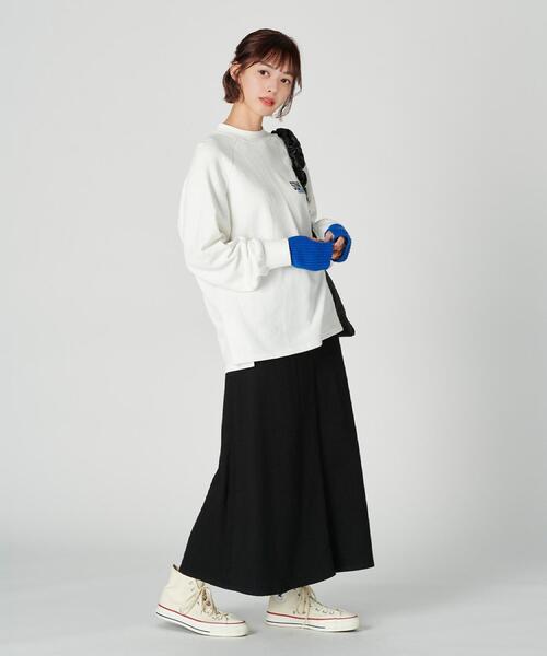 SOMETHING（サムシング）の「SOMETHING(サムシング)【レディース】フレアスカート（スカート・レディース・ブラック・M/S）」の15枚目の写真