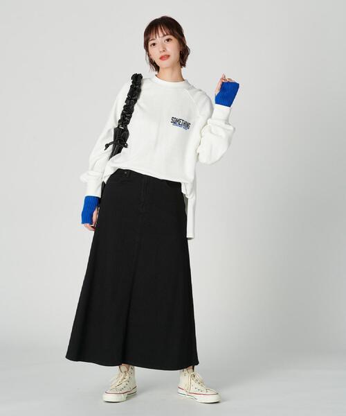 SOMETHING（サムシング）の「SOMETHING(サムシング)【レディース】フレアスカート（スカート・レディース・ブラック・M/S）」の17枚目の写真