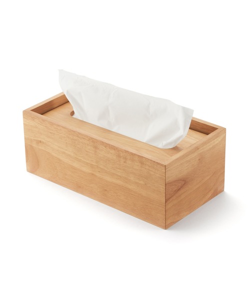 木製ティシューボックス／箱ティシュー用（収納グッズ）｜無印良品
