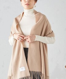 SHIPS | ソリッド ウォッシャブル ウール カシミヤ ストール 23AW ◇(ストール/ショール)