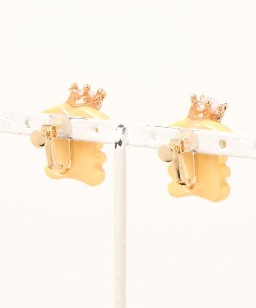 tone（トーン）の「【ainoko Labo】cookie dog crown earrings(MA)（イヤリング・レディース・ゴールド・FREE）」の2枚目の写真