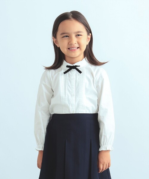 B:MING by BEAMS(ビーミングバイビームス)の「【フォーマル】B:MING by BEAMS / セレモニー オケージョン ブラウス(100~130cm)(シャツ/ブラウス・キッズ・ホワイト・100/110/120/130)」の2枚目の写真