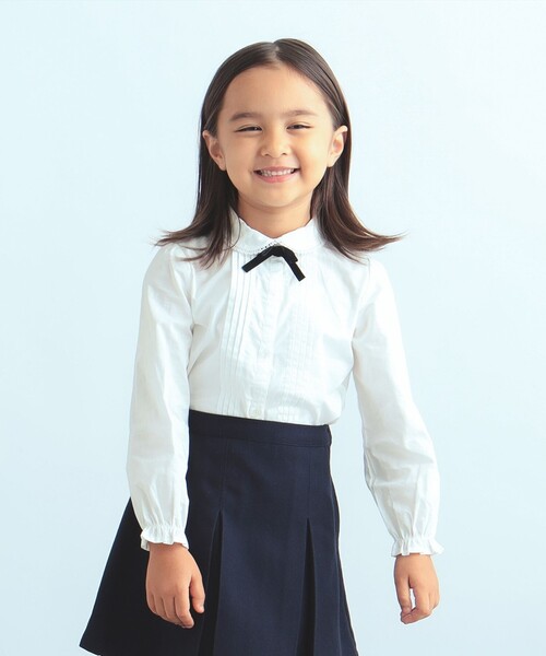 B:MING by BEAMS(ビーミングバイビームス)の「【フォーマル】B:MING by BEAMS / セレモニー オケージョン ブラウス(100~130cm)(シャツ/ブラウス・キッズ・ホワイト・100/110/120/130)」の3枚目の写真
