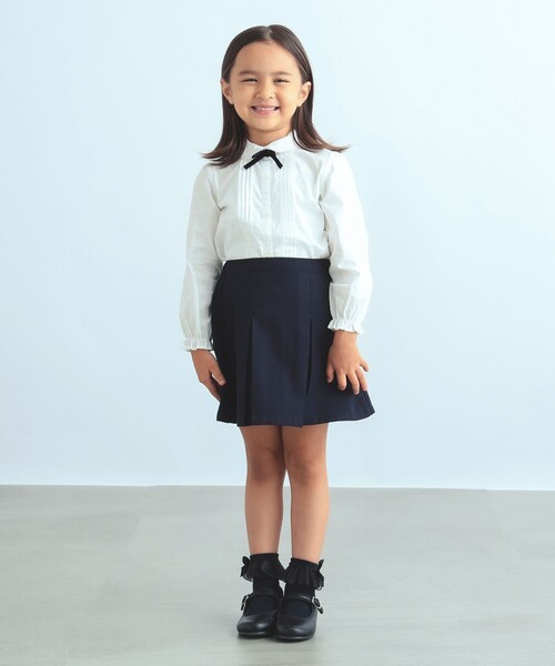 B:MING by BEAMS(ビーミングバイビームス)の「【フォーマル】B:MING by BEAMS / セレモニー オケージョン ブラウス(100~130cm)(シャツ/ブラウス・キッズ・ホワイト・100/110/120/130)」の4枚目の写真