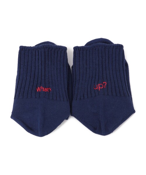 ROSTER SOX(ロスターソックス)の「【SHIPS KIDS別注】ROSTER SOX:Whats Up? ソックス(ソックス/靴下・キッズ・ピンク/ネイビー/サックスブルー・SMALL/MEDIUM)」の9枚目の写真