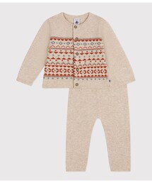 PETIT BATEAU（プチバトー）の「ジャカードニット２点セット（ニット/セーター・キッズ）」