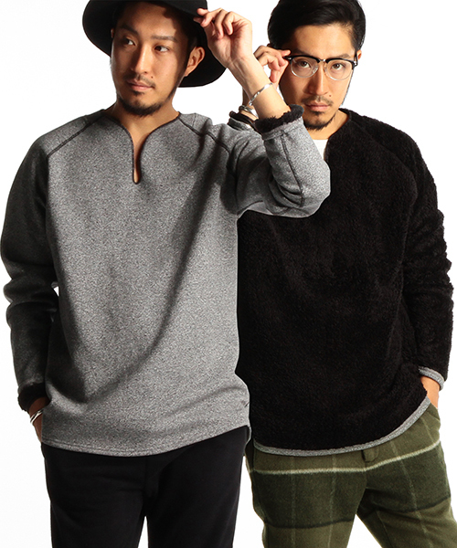 B:MING by BEAMS（ビーミングバイビームス）の「ビーミング by ビームス / ボアスリットネック（スウェット・メンズ・ホワイト/ライトグレー/グレー・SMALL/MEDIUM/LARGE/X-LARGE）」の3枚目の写真