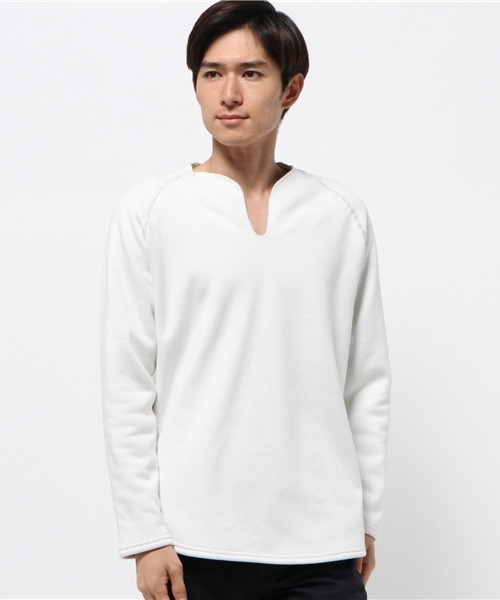 B:MING by BEAMS（ビーミングバイビームス）の「ビーミング by ビームス / ボアスリットネック（スウェット・メンズ・ホワイト/ライトグレー/グレー・SMALL/MEDIUM/LARGE/X-LARGE）」の13枚目の写真