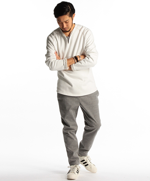 B:MING by BEAMS（ビーミングバイビームス）の「ビーミング by ビームス / ボアスリットネック（スウェット・メンズ・ホワイト/ライトグレー/グレー・SMALL/MEDIUM/LARGE/X-LARGE）」の20枚目の写真