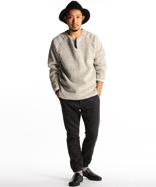 B:MING by BEAMS（ビーミングバイビームス）の「ビーミング by ビームス / ボアスリットネック（スウェット・メンズ・ホワイト/ライトグレー/グレー・SMALL/MEDIUM/LARGE/X-LARGE）」の21枚目の写真