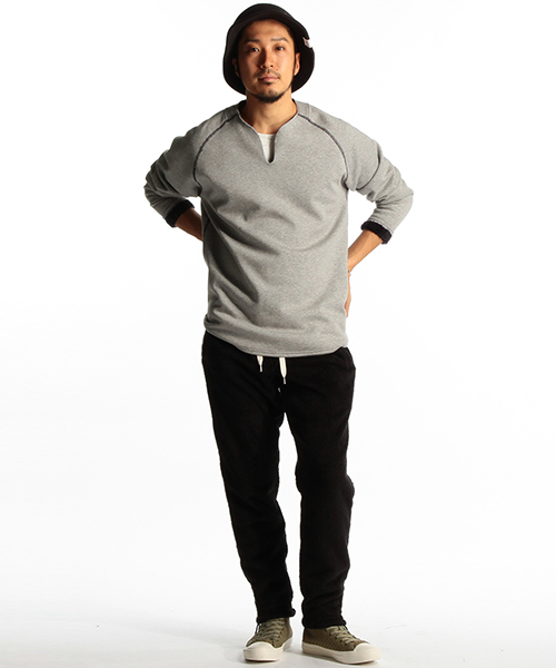 B:MING by BEAMS（ビーミングバイビームス）の「ビーミング by ビームス / ボアスリットネック（スウェット・メンズ・ホワイト/ライトグレー/グレー・SMALL/MEDIUM/LARGE/X-LARGE）」の22枚目の写真