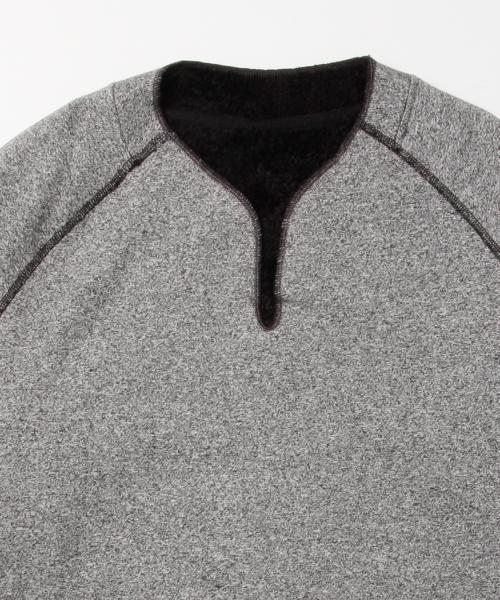 B:MING by BEAMS（ビーミングバイビームス）の「ビーミング by ビームス / ボアスリットネック（スウェット・メンズ・ホワイト/ライトグレー/グレー・SMALL/MEDIUM/LARGE/X-LARGE）」の12枚目の写真