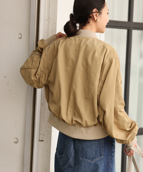 はJOURNAL STANDARD 短丈ma-1 ウォッシュド加工　M はJOURNAL STANDARD 短丈ma-1 ウォッシュド加工 M JOURNAL STANDARD