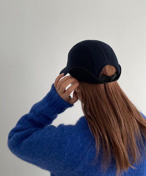 CANAL JEAN（キャナルジーン）の「El mar　フリースフライトキャップ（キャップ・レディース・ブラック/ネイビー・ONE SIZE）」の7枚目の写真