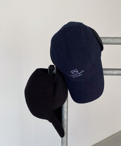 CANAL JEAN（キャナルジーン）の「El mar　フリースフライトキャップ（キャップ・レディース・ブラック/ネイビー・ONE SIZE）」の9枚目の写真