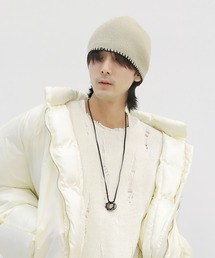 minsobi（ミンソビ）の「ハンドステッチニット帽（ニットキャップ/ビーニー）」