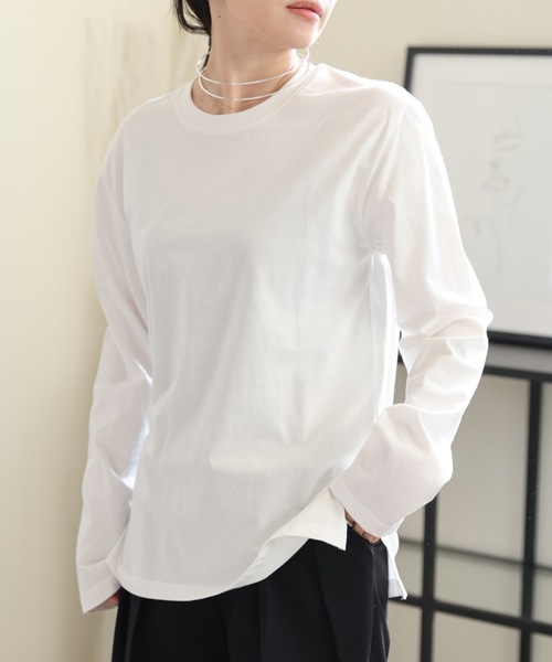 セール】ベーシックオーバーサイズロンT（Tシャツ/カットソー