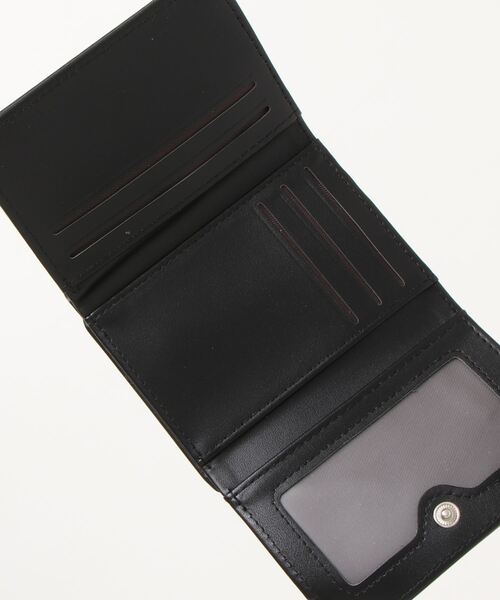 SPINNS（スピンズ）の「チェリーデザイン 合皮三つ折りミニウォレット（財布・レディース・ピンク/ブラック/アイボリー・ONESIZE）」の6枚目の写真