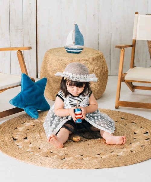 セール】チュールレース刺繍ジレ（ベスト）｜kids zoo