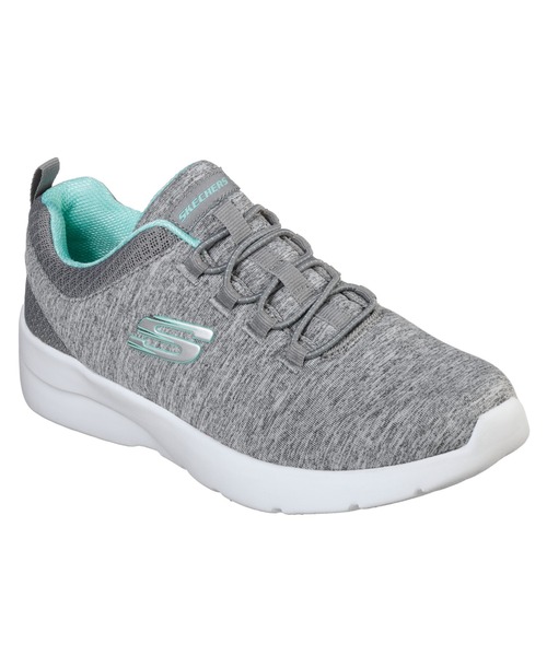 SKECHERS(スケッチャーズ)の「SKECHERS DYNAMIGHT 2.0 - IN A FLASH / スケッチャーズ ダイナマイト2.0-イン・ア・フラッシュ【幅広 ワイドタイプ 】(スニーカー・レディース・ブラック/ネイビー/グレー/ブラック×ピンク・25cm/24cm/22.5cm/24.5cm/23cm/23.5cm)」の3枚目の写真