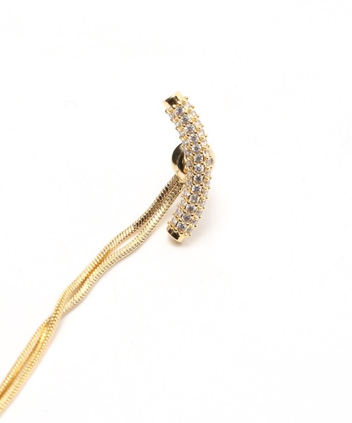 Andemiu(アンデミュウ)の「ジルコニアピアス 107191(ピアス(両耳用)・レディース・ゴールド・FREE)」の6枚目の写真