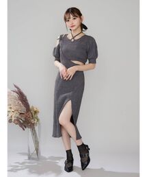 EATME | カットアウトアシンメトリータイトワンピース(ワンピース)