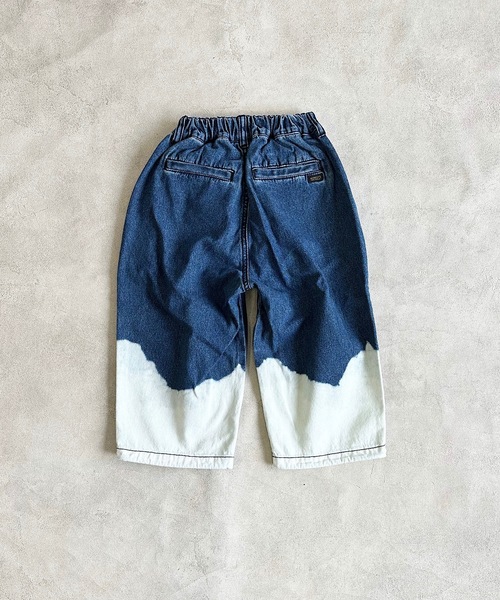 BIG FIELD（ビッグフィールド）の「デニムミリタリータックパンツ（90～150cm）（デニムパンツ・キッズ・ブルー・140/130/120/110/100/90/150）」の3枚目の写真