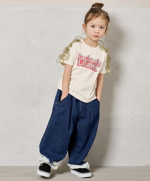 BIG FIELD（ビッグフィールド）の「デニムミリタリータックパンツ（90～150cm）（デニムパンツ・キッズ・ブルー・140/130/120/110/100/90/150）」の9枚目の写真