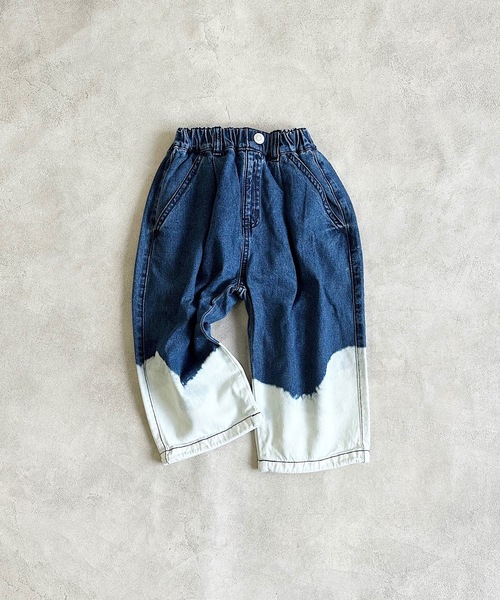 BIG FIELD（ビッグフィールド）の「デニムミリタリータックパンツ（90～150cm）（デニムパンツ・キッズ・ブルー・140/130/120/110/100/90/150）」の10枚目の写真