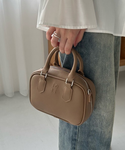 loti(ロティ)の「loti ロゴスクエアBAG(ハンドバッグ・レディース・ブラック/ベージュ/グリーン・ONE SIZE)」の20枚目の写真