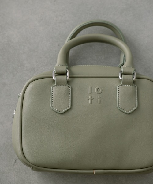 loti(ロティ)の「loti ロゴスクエアBAG(ハンドバッグ・レディース・ブラック/ベージュ/グリーン・ONE SIZE)」の21枚目の写真