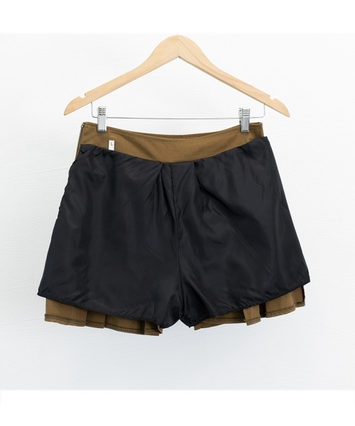 Miniministore(ミニミニストア)の「ミニボックススカートプリーツ ベルト付き(スカート・レディース・ベージュ/ホワイト/ブラウン/ブラック・L/M/S)」の18枚目の写真