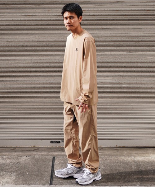 CHUMS(チャムス)の「CHUMS/チャムス ロンTEE ボックスシルエット ストレッチ 通気性 セットアップ対応 CH01-2343(Tシャツ/カットソー・メンズ・ブラック/オフホワイト/ベージュ・M/L/XL)」の20枚目の写真