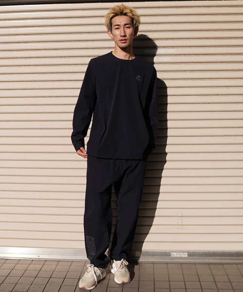 CHUMS(チャムス)の「CHUMS/チャムス ロンTEE ボックスシルエット ストレッチ 通気性 セットアップ対応 CH01-2343(Tシャツ/カットソー・メンズ・ブラック/オフホワイト/ベージュ・M/L/XL)」の12枚目の写真