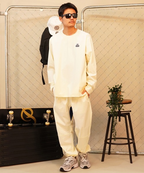 CHUMS(チャムス)の「CHUMS/チャムス ロンTEE ボックスシルエット ストレッチ 通気性 セットアップ対応 CH01-2343(Tシャツ/カットソー・メンズ・ブラック/オフホワイト/ベージュ・M/L/XL)」の6枚目の写真