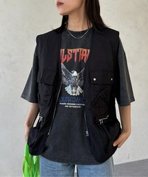 グロスワッシャーミリタリーベスト