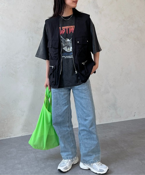 CPCM(シーピーシーエム)の「グロスワッシャーミリタリーベスト(ベスト・レディース・オフホワイト/ブラック・FREE)」の8枚目の写真