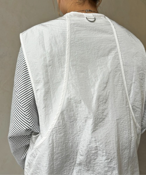 CPCM(シーピーシーエム)の「グロスワッシャーミリタリーベスト(ベスト・レディース・オフホワイト/ブラック・FREE)」の18枚目の写真