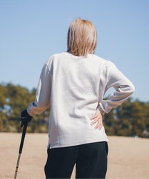 Fortune Island Golf（フォーチューンアイランドゴルフ）の「【Fortune Island Golf】Outline logo Mock Neck  L/S Tee/長袖モックネックゴルフウェアロンT（Tシャツ/カットソー）」