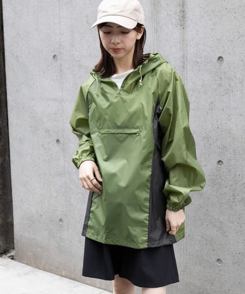 FORECAST（フォーキャスト）の「【FORECAST】超軽量リップストップ アノラックパーカー 撥水加工 2271（ナイロンジャケット・メンズ・グリーン/ネイビー/カモフラージュ・S/M/L/XL）」の17枚目の写真