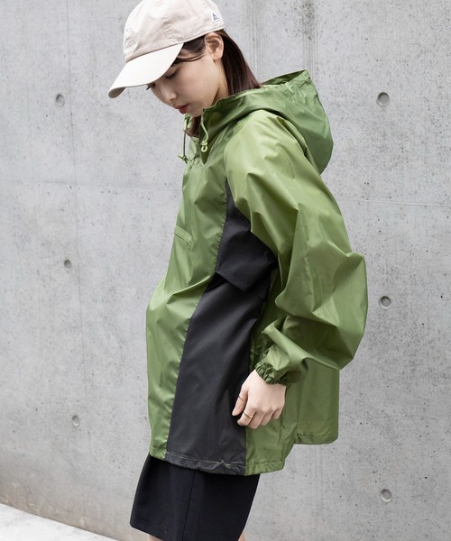 FORECAST（フォーキャスト）の「【FORECAST】超軽量リップストップ アノラックパーカー 撥水加工 2271（ナイロンジャケット・メンズ・グリーン/ネイビー/カモフラージュ・S/M/L/XL）」の19枚目の写真