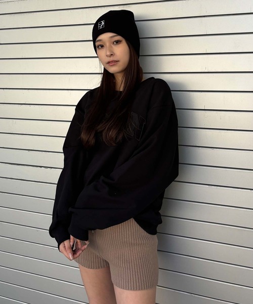 ENVYM（アンビー）の「カレッジロゴスウェット（スウェット・レディース・グレー/ブラック/ホワイト・FREE）」の20枚目の写真