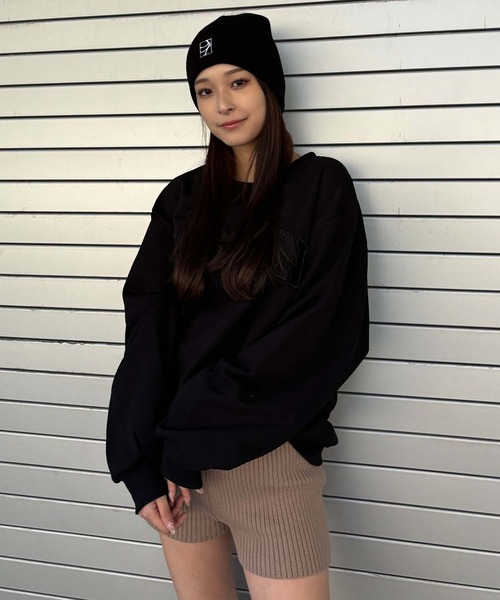 ENVYM（アンビー）の「カレッジロゴスウェット（スウェット・レディース・グレー/ブラック/ホワイト・FREE）」の21枚目の写真