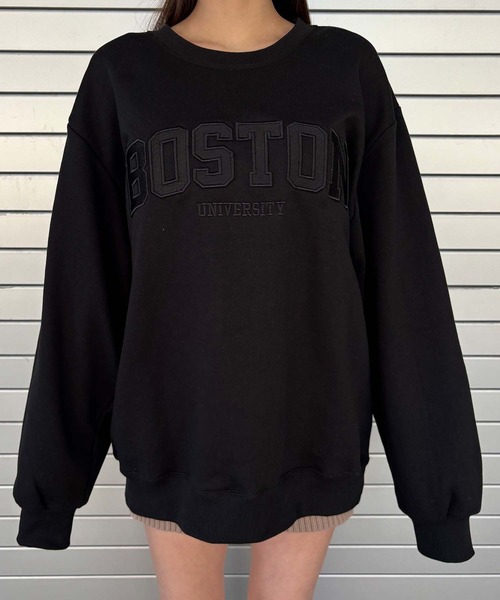 ENVYM（アンビー）の「カレッジロゴスウェット（スウェット・レディース・グレー/ブラック/ホワイト・FREE）」の22枚目の写真